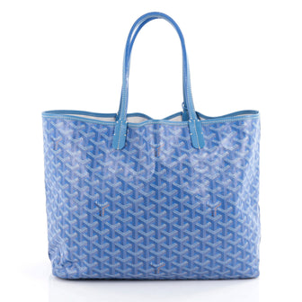 Goyard St. Louis Tote Coated Canvas PM Blue 2111702