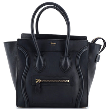 Celine Luggage Bag Smooth Leather Micro