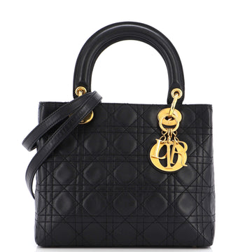 Christian Dior Lady Dior Bag Cannage Quilt Lambskin Medium