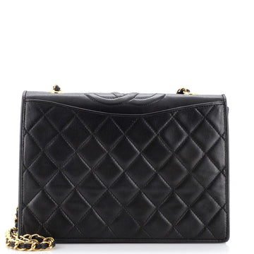 Chanel Vintage CC Full Flap Bag Quilted Lambskin Medium
