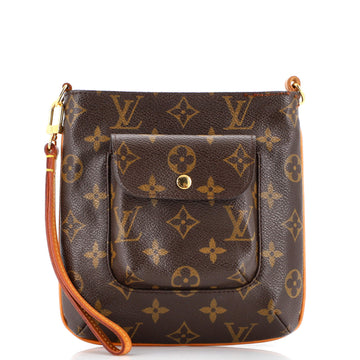 Louis Vuitton Partition Wristlet Clutch Monogram Canvas