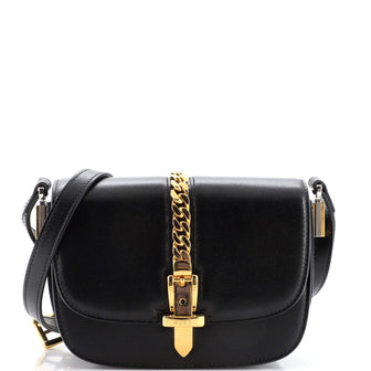 Gucci Sylvie 1969 Shoulder Bag Leather Mini