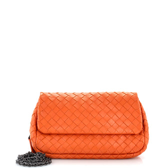 Bottega Veneta Expandable Chain Crossbody Bag Intrecciato Nappa Small
