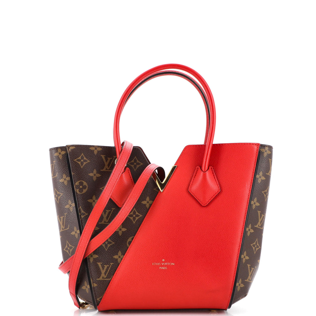 Louis Vuitton Red Monogram Canvas and Leather Kimono Bag Louis Vuitton