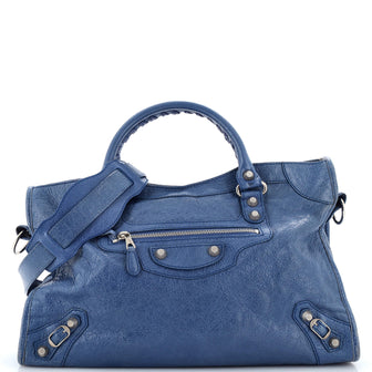 Balenciaga City Giant Studs Bag Leather Medium