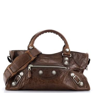 Balenciaga Part Time Giant Studs Bag Leather