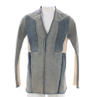 Rick Owens Men's Larry Fogpocket Jacket Denim