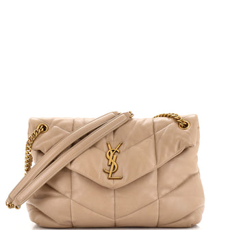 Saint Laurent LouLou Puffer Shoulder Bag Quilted Leather Medium