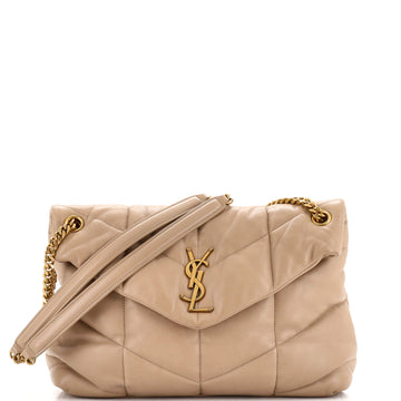 Saint Laurent LouLou Puffer Shoulder Bag Quilted Leather Medium