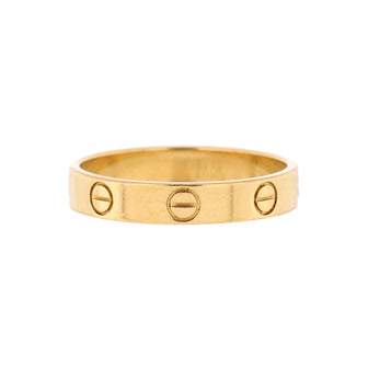 Cartier Love Wedding Band Ring 18K Yellow Gold