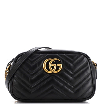 Gucci GG Marmont Shoulder Bag Matelasse Leather Small