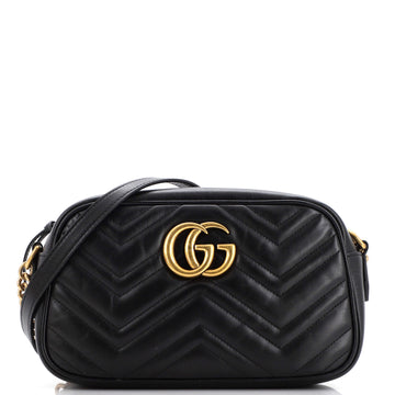 Gucci GG Marmont Shoulder Bag Matelasse Leather Small