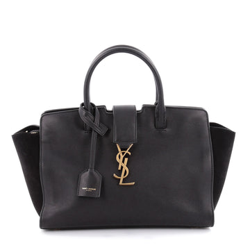 Saint Laurent Monogram Cabas NM Leather Baby Black