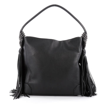 Christian Louboutin Eloise Fringe Leather Hobo Leather 2113901