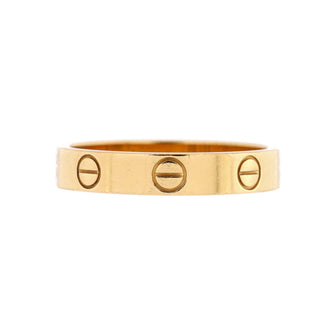 Cartier Love Wedding Band Ring 18K Yellow Gold