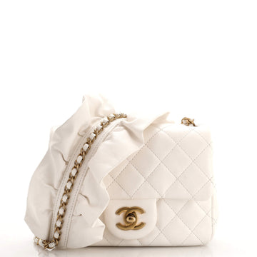 Chanel Romance Square Flap Bag Quilted Lambskin Mini