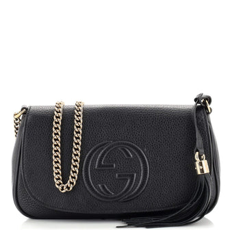 Gucci Soho Chain Crossbody Bag Leather Medium