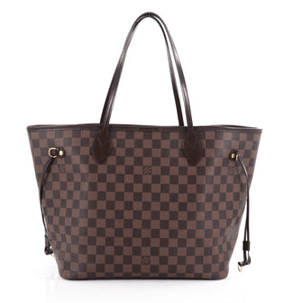 Louis Vuitton Neverfull NM Tote Damier MM Brown