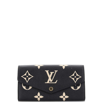 Louis Vuitton Sarah Wallet NM Bicolor Monogram Empreinte Giant