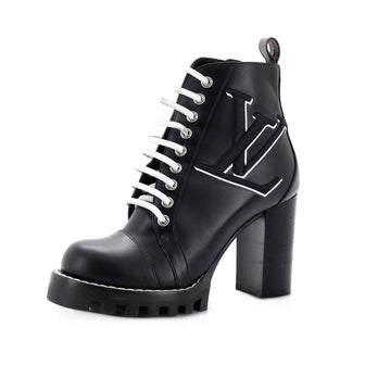 Louis Vuitton Women's Star Trail Ankle Boots Embroidered Leather