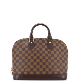 Louis Vuitton Vintage Alma Handbag Damier PM