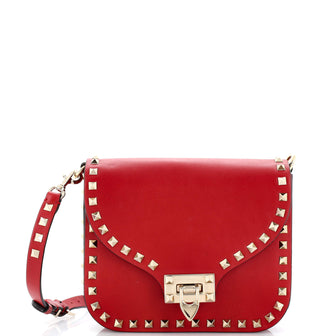Valentino Garavani Rockstud Flip Lock Flap Convertible Shoulder Bag Mini