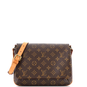 Louis Vuitton Musette Tango Handbag Monogram Canvas