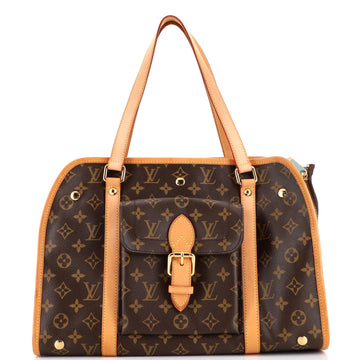 Louis Vuitton Baxter Dog Carrier Monogram Canvas GM
