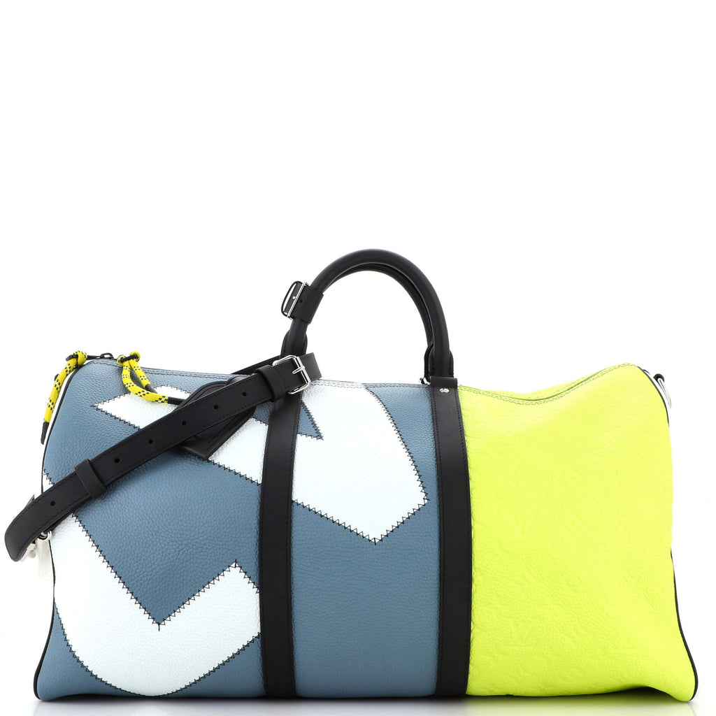 Louis Vuitton Keepall Bandouliere Bag Daybreak Colorblock Monogram  Taurillon For Sale at 1stDibs