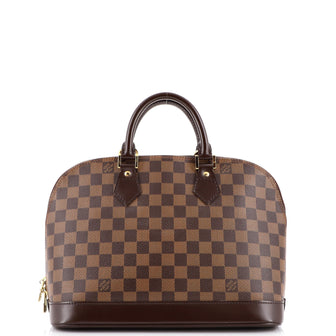 Louis Vuitton Vintage Alma Handbag Damier PM