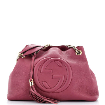 Gucci Soho Chain Strap Shoulder Bag Leather Medium