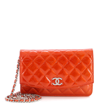 Chanel Brilliant Wallet on Chain Quilted Patent