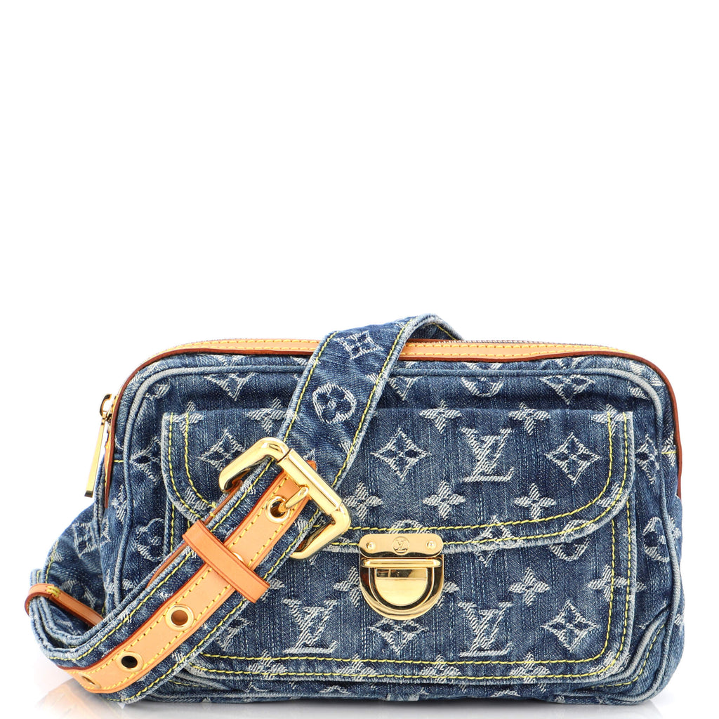 Louis Vuitton Blue Monogram Denim Bum Bag