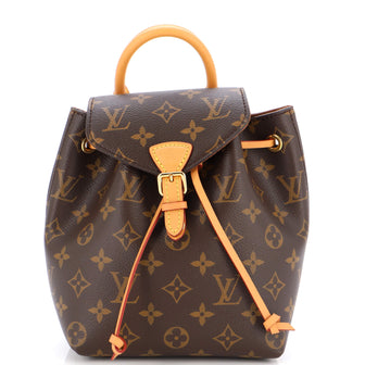 Louis Vuitton Montsouris Backpack NM Monogram Canvas with Leather BB