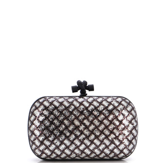 Bottega Veneta Box Knot Clutch Sequins Small