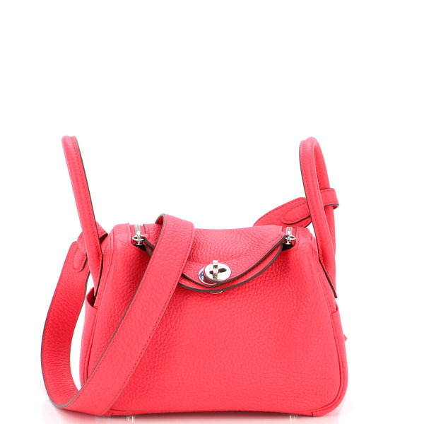 Hermes Lindy Bag Clemence Mini Pink