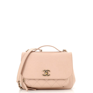 Chanel Business Affinity Flap Bag Quilted Caviar Small