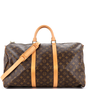 Louis Vuitton Keepall Bandouliere Bag Monogram Canvas 50
