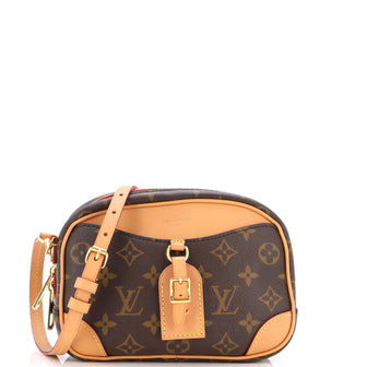 Louis Vuitton Deauville Handbag Monogram Canvas Mini