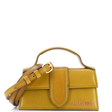 Jacquemus Le Bambino Top Handle Flap Bag Leather Long