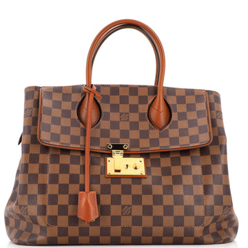 Louis Vuitton Ascot Handbag Damier