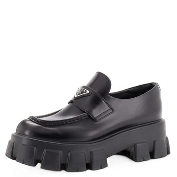 Prada Women's Monolith Loafers Leather