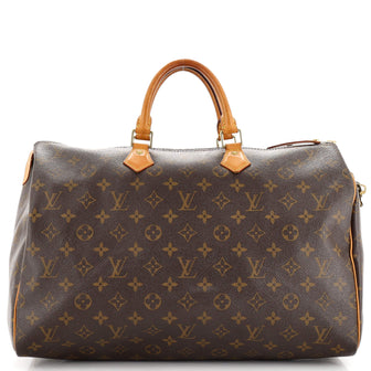 Louis Vuitton Speedy Handbag Monogram Canvas 40