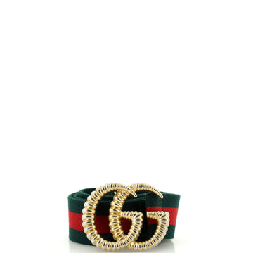 Gucci GG Torchon Web Belt Canvas Wide