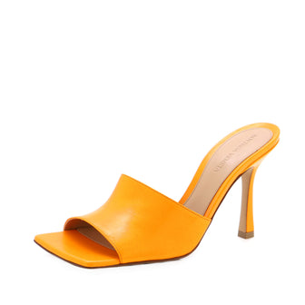 Bottega Veneta Women's Stretch Mule Heeled Sandals Leather