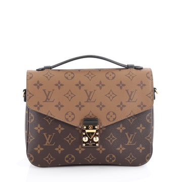 Louis Vuitton Pochette Metis Reverse Monogram Canvas Brown