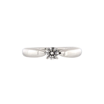 Tiffany & Co. Harmony Solitaire Ring Platinum with RBC Diamond 0.10-0.19ct