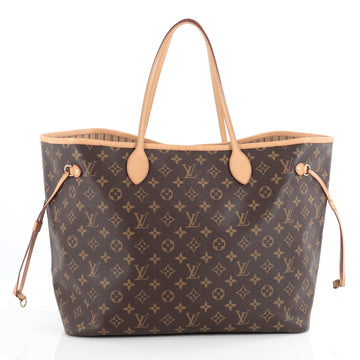 Louis Vuitton Neverfull Tote Monogram Canvas GM Brown