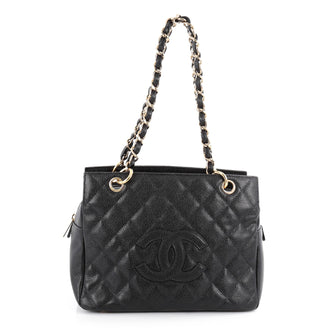 Chanel Petite Timeless Tote Quilted Caviar Black