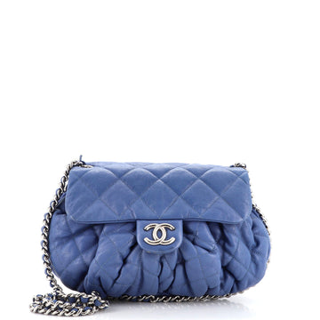 Chanel Chain Around Flap Bag Quilted Leather Medium